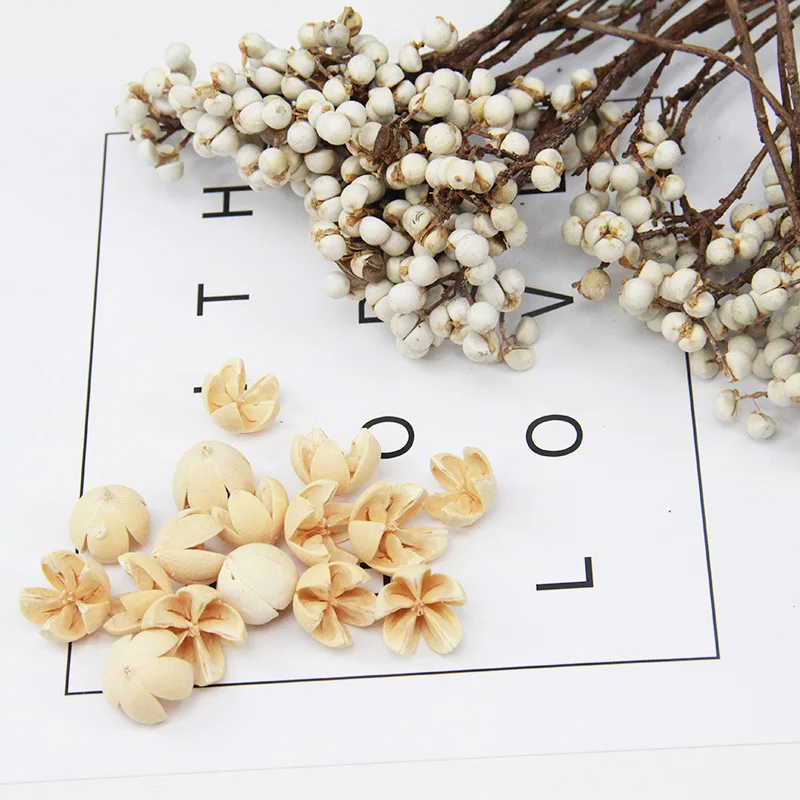 Dried flowers For Aromatherapy Candle Epoxy Resin Real Dry Plants Pendant Necklace Jewelry Making Craft DIY Accessories