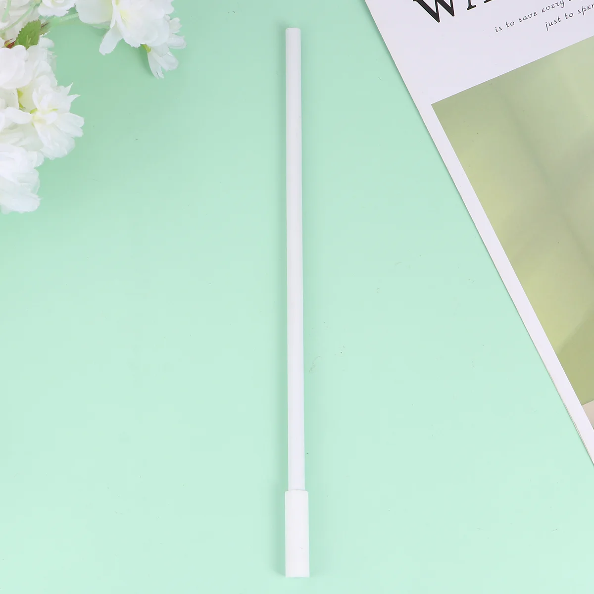 커피 털 저어 막대 교반 막대 재활용 스틱 PTFE 머들러 교반기 흰색 패들