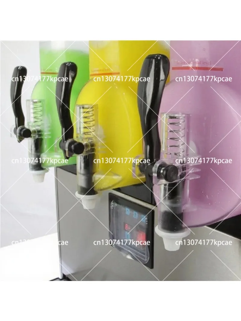 3×12L Commercial Slush Frozen Drink Machine Cafe Beverage Making Equipment