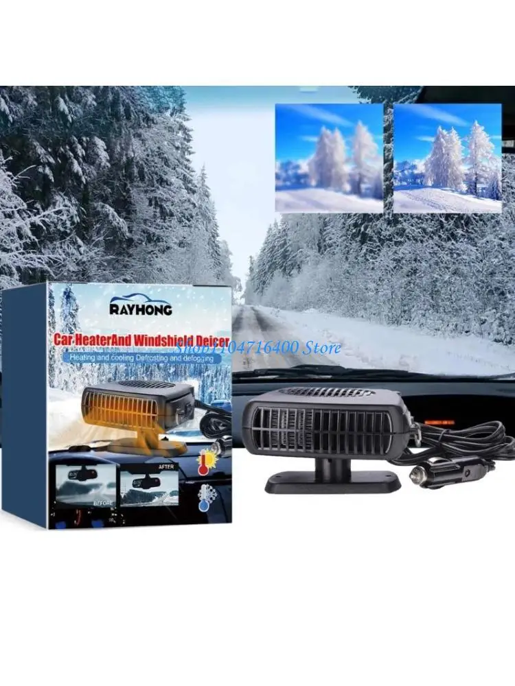 

y1gd Mini Car Heater Snow Melting Tool Efficient Heating Device for Cold Weather
