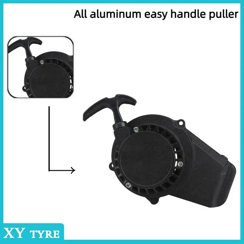Aluminum Alloy Easy Pull Start StarterFlywheel for 47cc 49cc Pocket Mini Moto Dirt Bike Crosser ATV Quad Minimoto