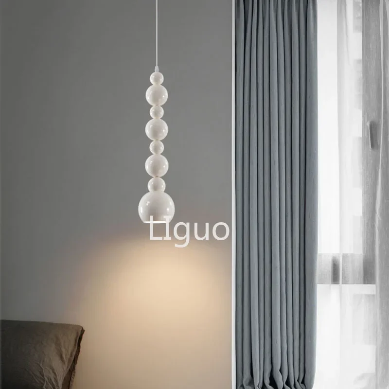 

New Style White Metal Pendant Lights For Bedroom Dining Room Indoor Lamp E14 Bulb Home Art Deco 110-240V