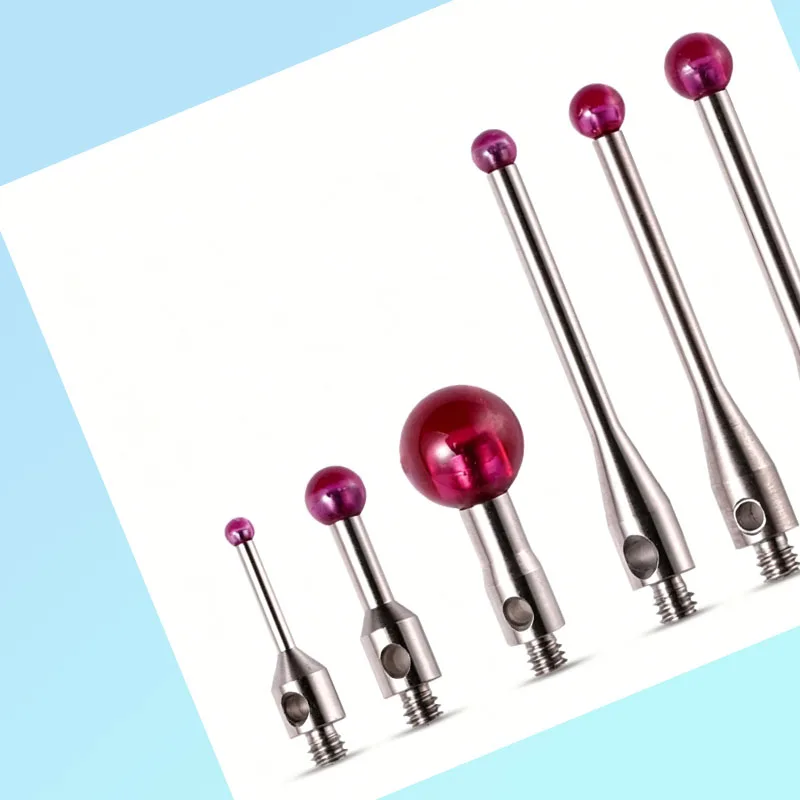 2026 M2 Three coordinate Ruby Measuring Needle Three dimensional Measuring Head High precision Machine Tool Probe Accessories