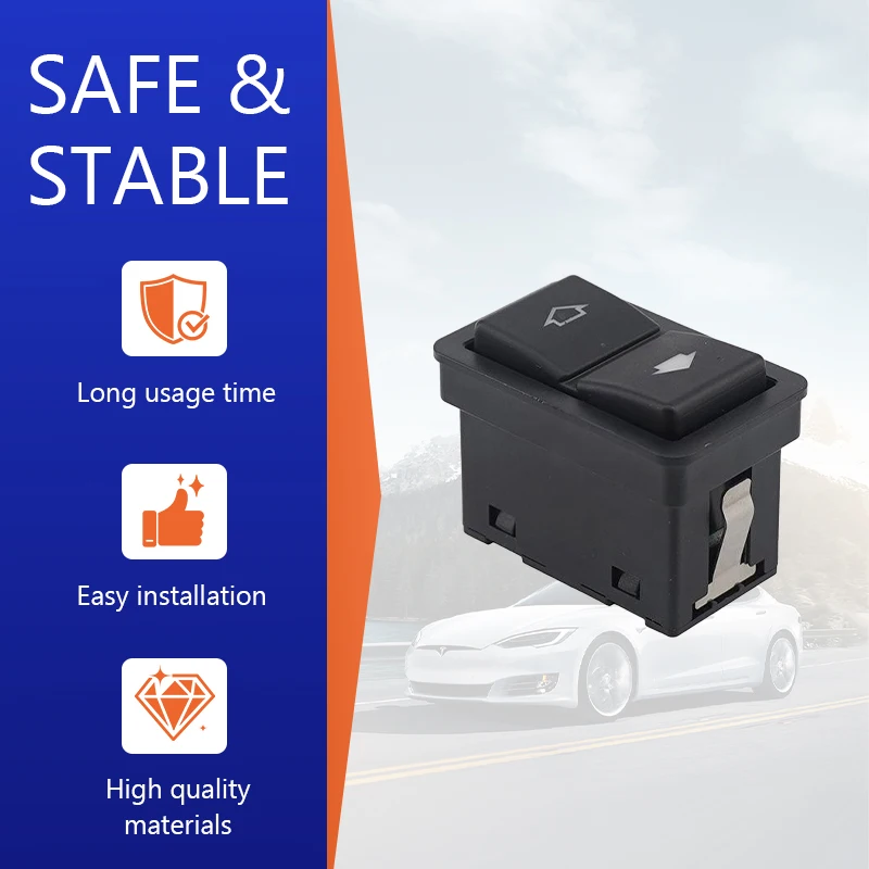 NEW HNROCK 61318368974 is suitable for BMW car parts 4-pin window lift single switch, high quality, 1 piece