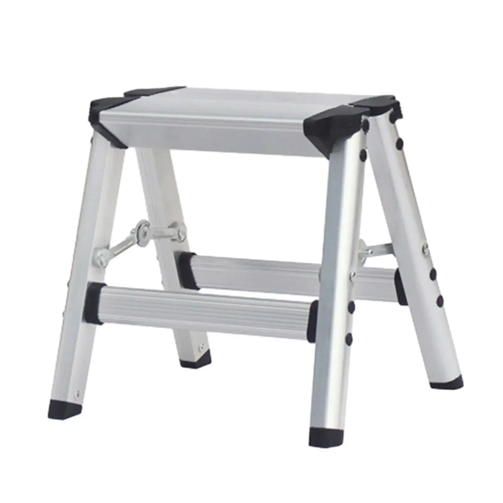 Folding Ladder Multifunctional Non-slip Space-Saving Lightweight Step Ladder for Household Kitchen Office Use image 3