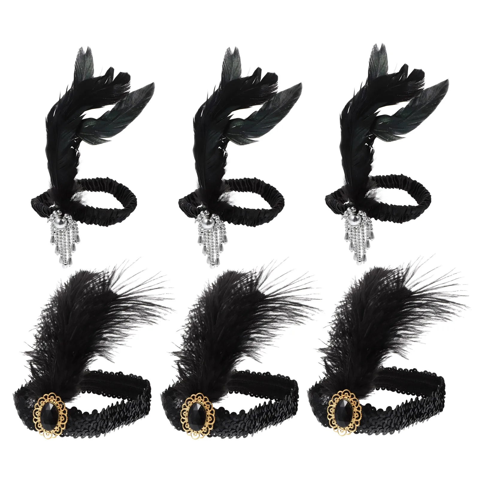 

6pcs Headband Props Creative Costume Party Hairband Unique Decorative Headdress For Festival Carnival Adults