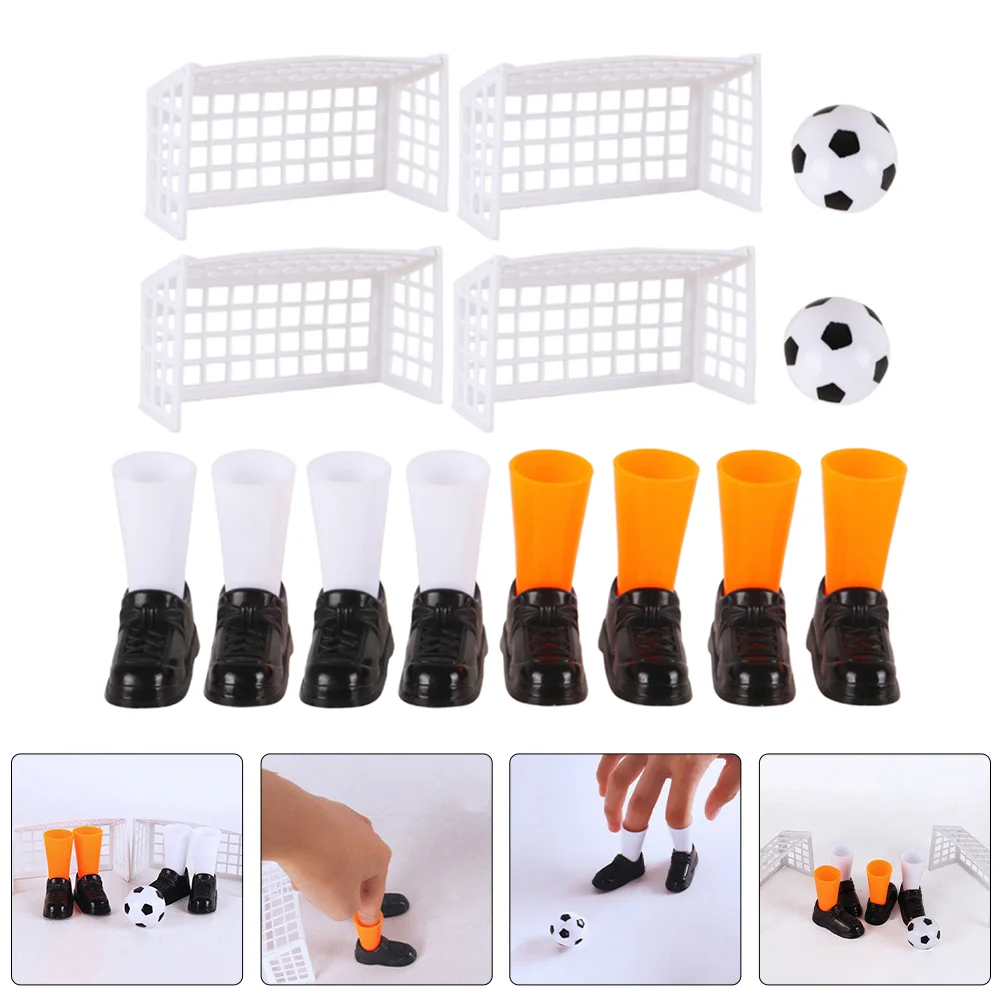 Mini Tabletop Soccer Players Game Toy Plastic Puppets Funny Kit