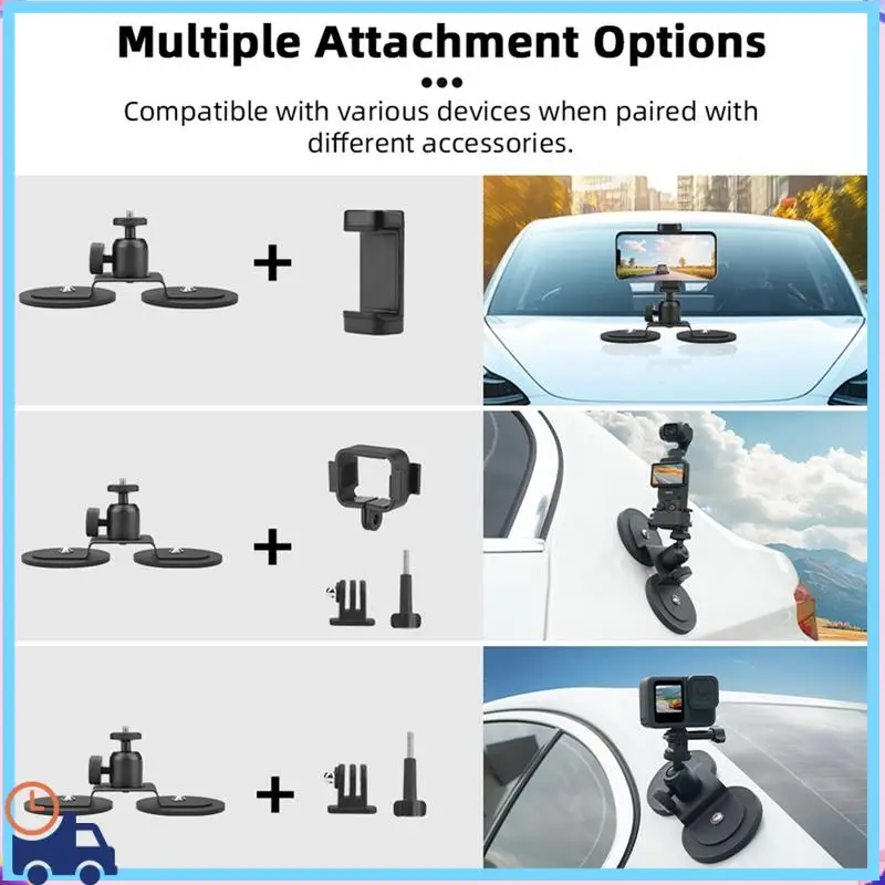 

Новейшее магнитное крепление для камеры с магнитами и 360° ° Вращающаяся шаровая головка для Gopro Action 5 Pro Pocket 3
