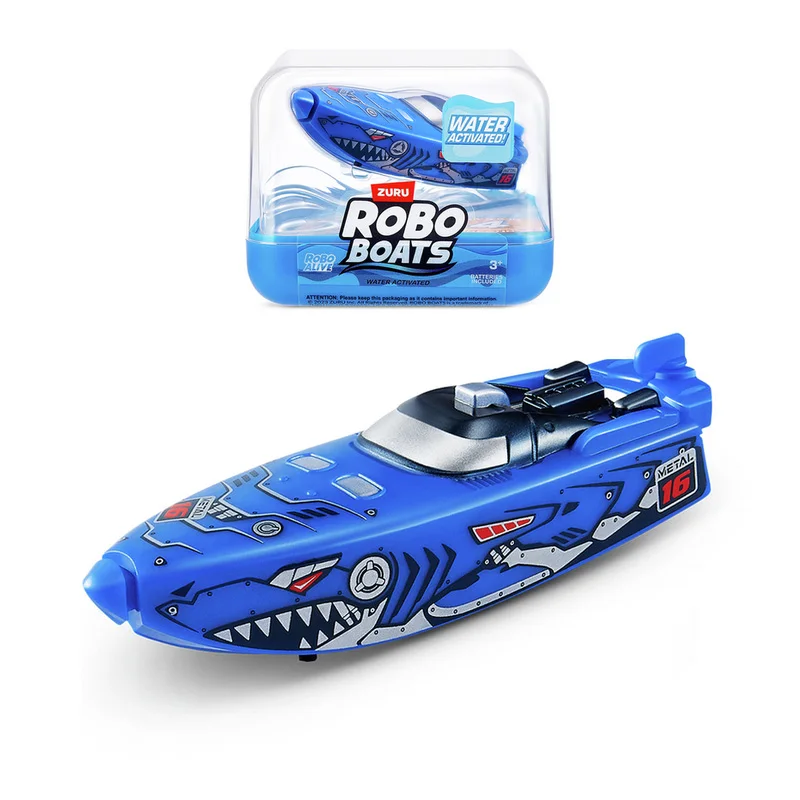 ZURU ROBO Children Bathing and Water Playing Game Electric Boat Mini Speed Boat Water Playing Toy Action Figures Holiday Gifts