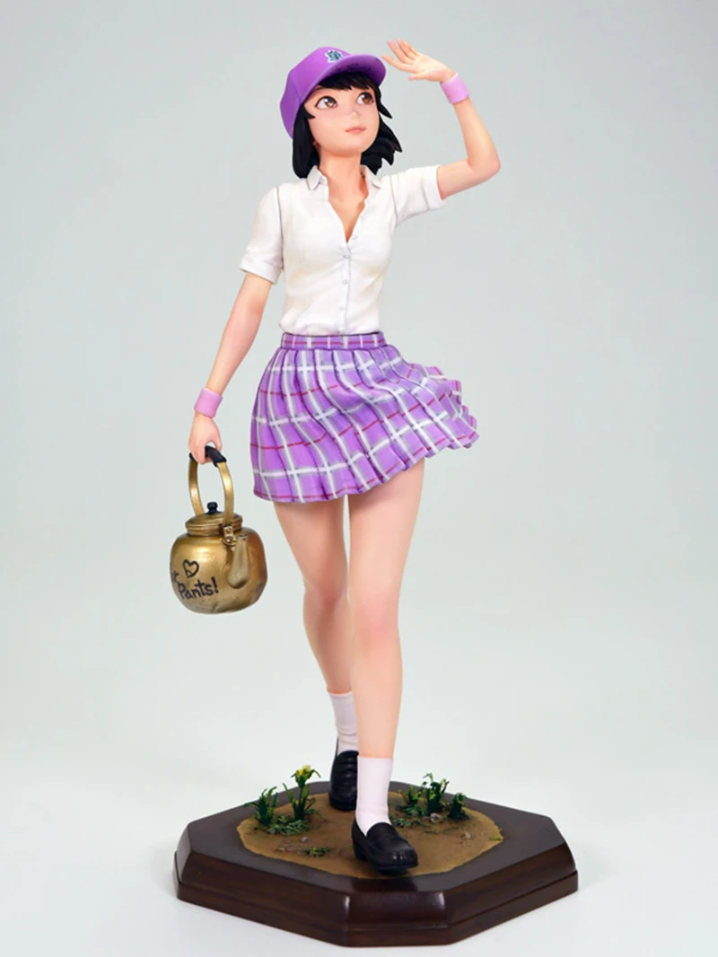 1/8 Die Cast Resin Figure Model Assembly Kit JK Baseball Uniform Girl Model DIY Toy Kit Unpainted Free Shipping