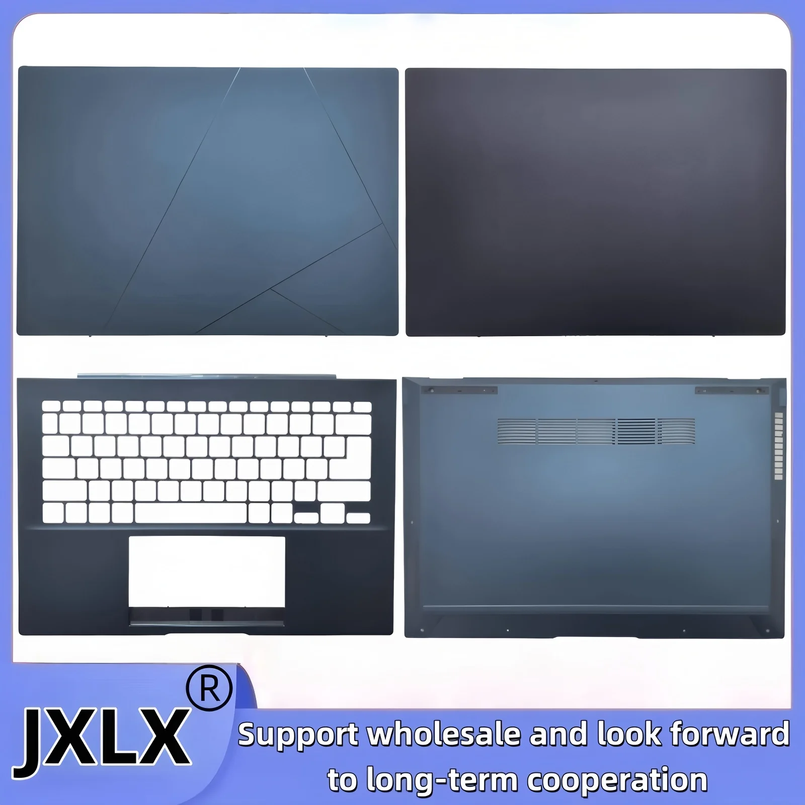 

JXLX® New For ASUS Zenbook 14 UX3402V UM3402Y UX3402Z Laptop LCD Back Cover Top Case/Case Palmrest Cover/Bottom Base Cover