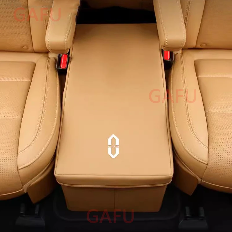 

For Huawei Aito M7 Car Two Row Rear Seat Storage Box Middle Storage Box Car Interior Decoration Modified Protective Accessories