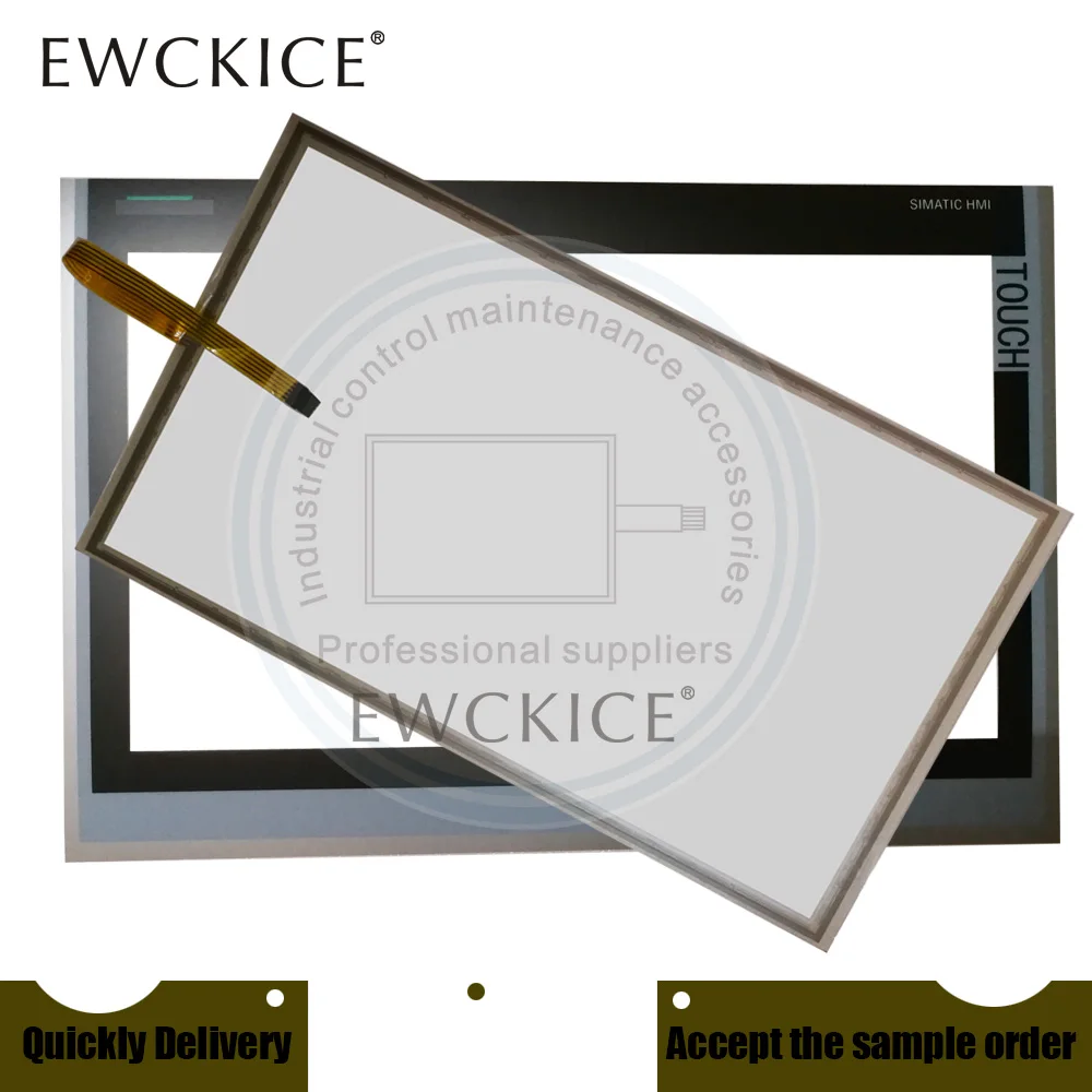 NEW AMT-28261 HMI AMT28261 91-28261-00A PLC AMT 28261 Touch screen AND Front label Panel Film