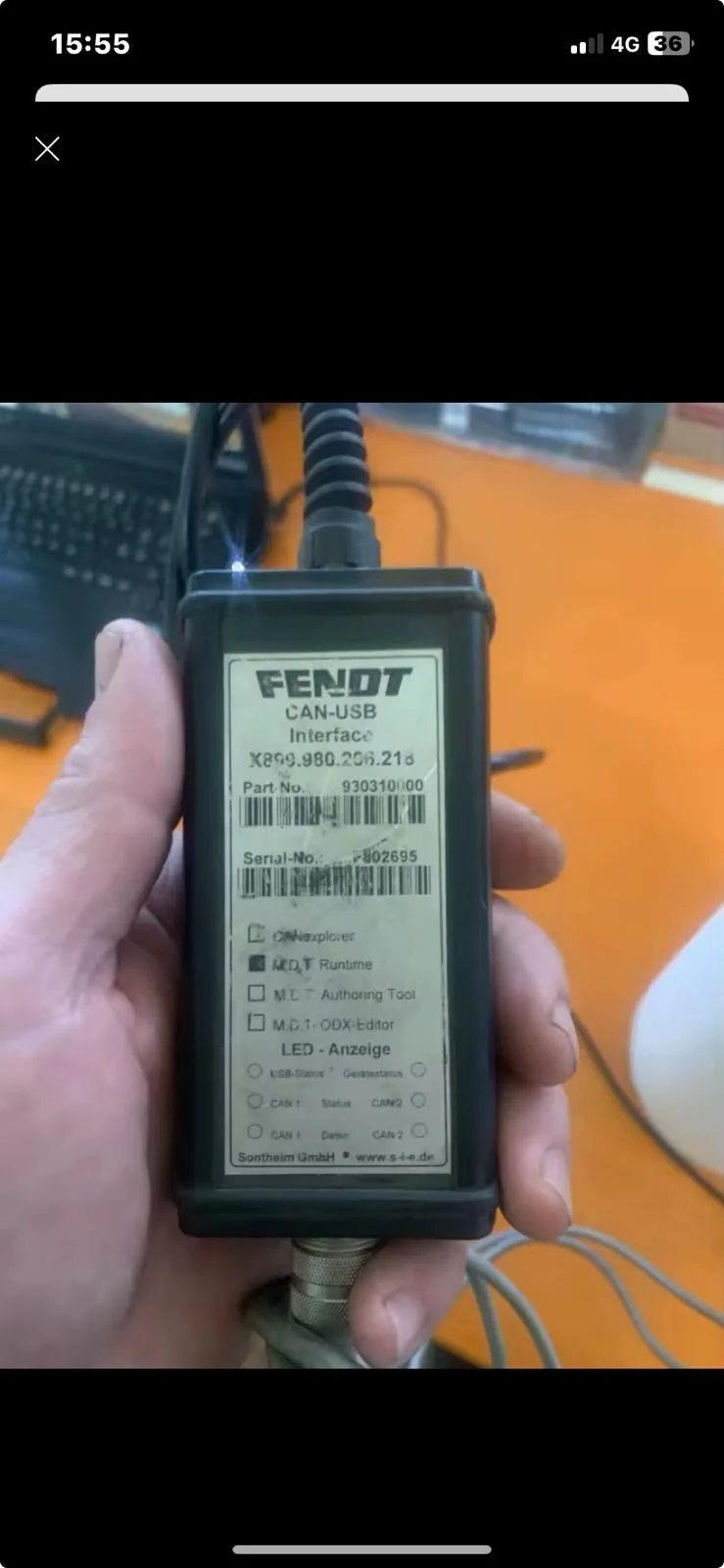 

ДИАГНОСТНЫЙ КОМПЛЕКТ FENDT TruckEPC3 (CANUSB)