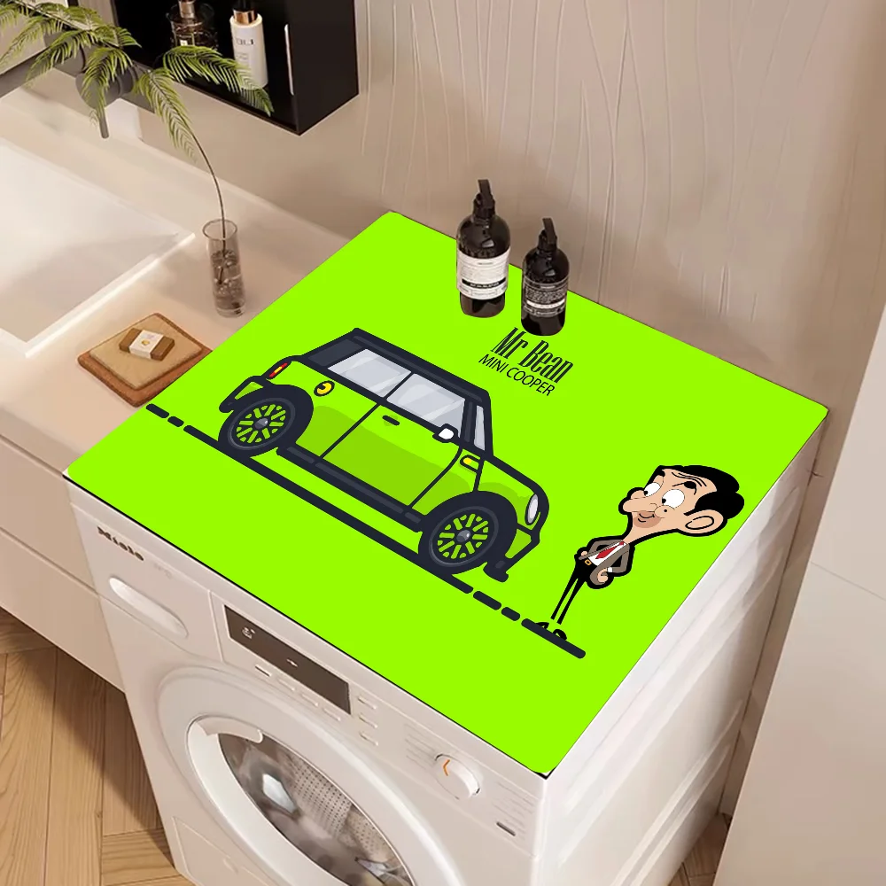 Mr. Bean Kitchen Draining Mat Tableware Pad Coffee Dish Drying Mat Placemat Bathroom Kitchen Drain Pad