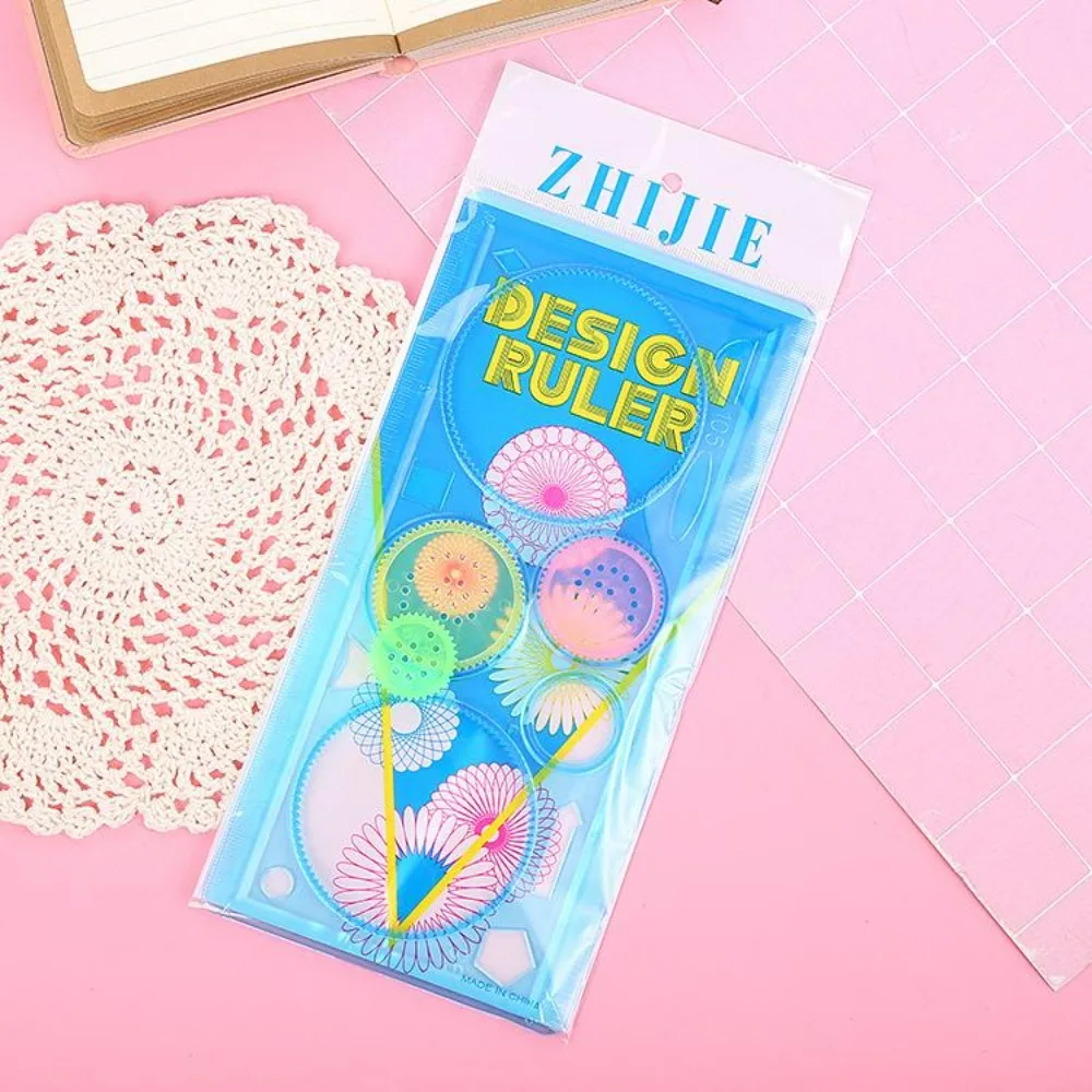 Multi-function Painting Puzzle Spirograph Geometric Ruler Drafting Tools For Students Drawing Toys Children Learning Art Tool