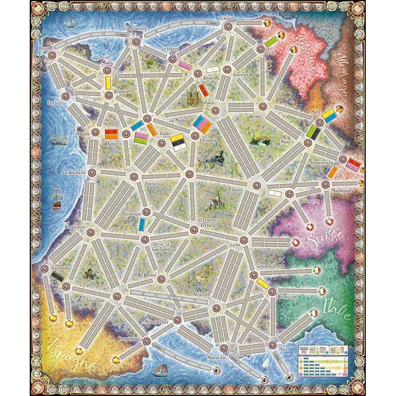 Explore the Beautiful Landscapes of France with Ticket to Ride France Board Game