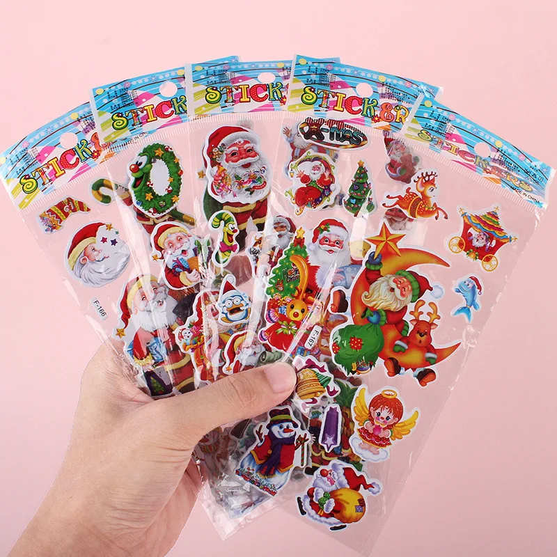 5Pcs 3D Puffy Stickers For students Engineering Vehicle Excavator Stickers Cartoon Cars Stickers For Gift