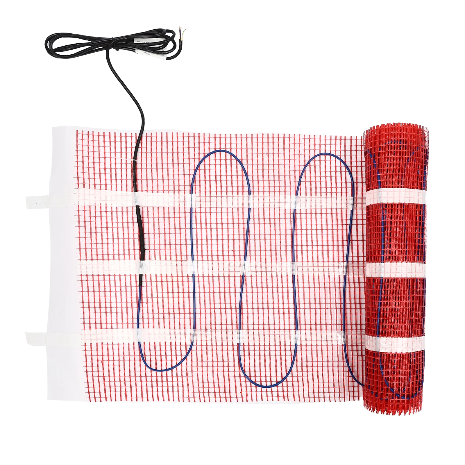 Kit riscaldamento a pavimento Smart WiFi Tappetino riscaldante a pavimento da 20 piedi quadrati con termostato e sensore, 240 W per piastrelle, legno, laminato Facile fai da te