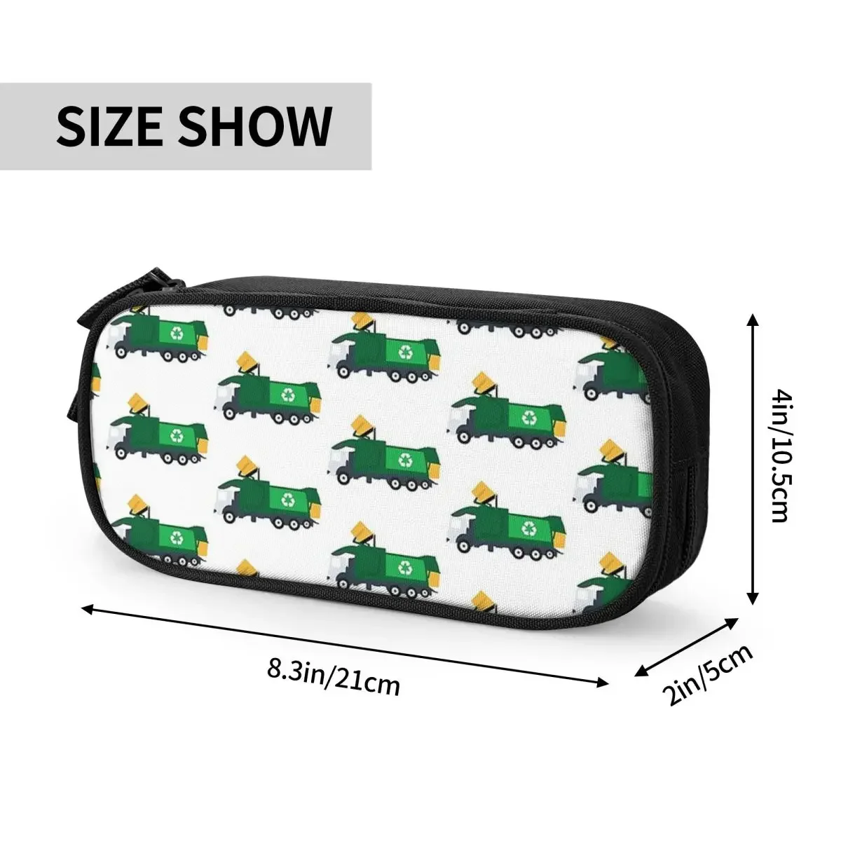 Recycling Garbage Truck Pencil Cases Large Storage Pen Bags Pen Box Pencil Pouch For Boys Girls Students Stationery School