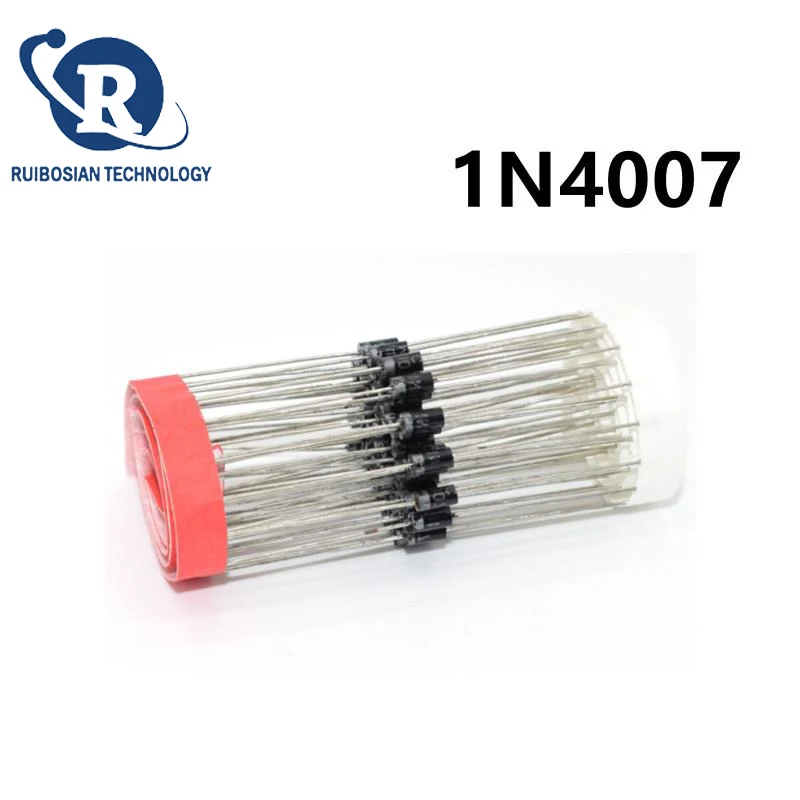 100PCS 1N4007 4007 1A 1000V DO-41 High quality Rectifier Diode IN4007 1n4007