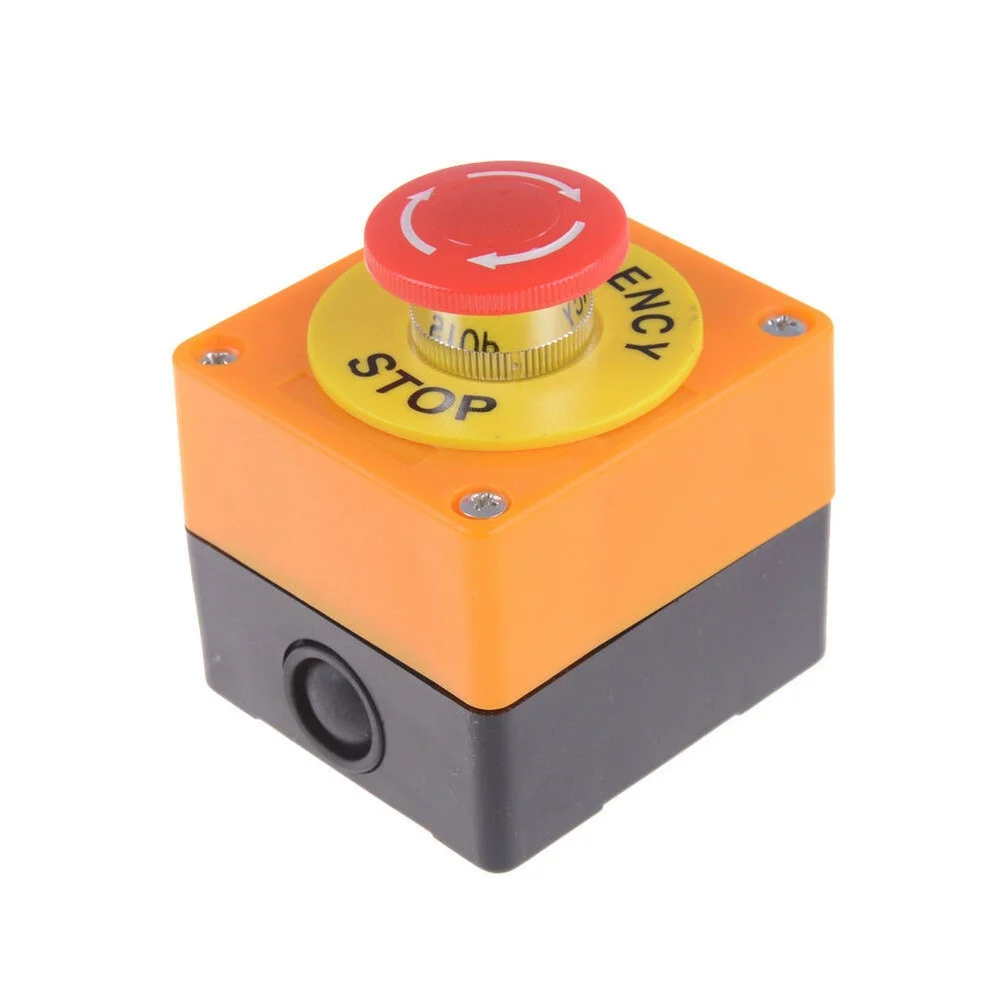 Waterproof Industrial Switch Box Stop Switch Waterproof Enclosure As The Picture Stop Button Switch 600V 10A Rating