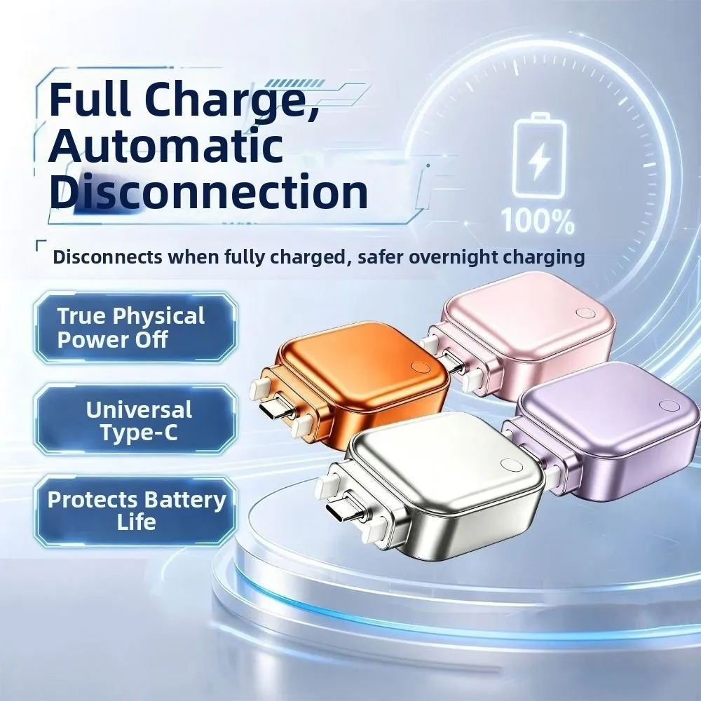 140W Auto Disconnect Charger Adapter Overcharge Protection Safety Auto Power Cut-Off Protectors Battery Health