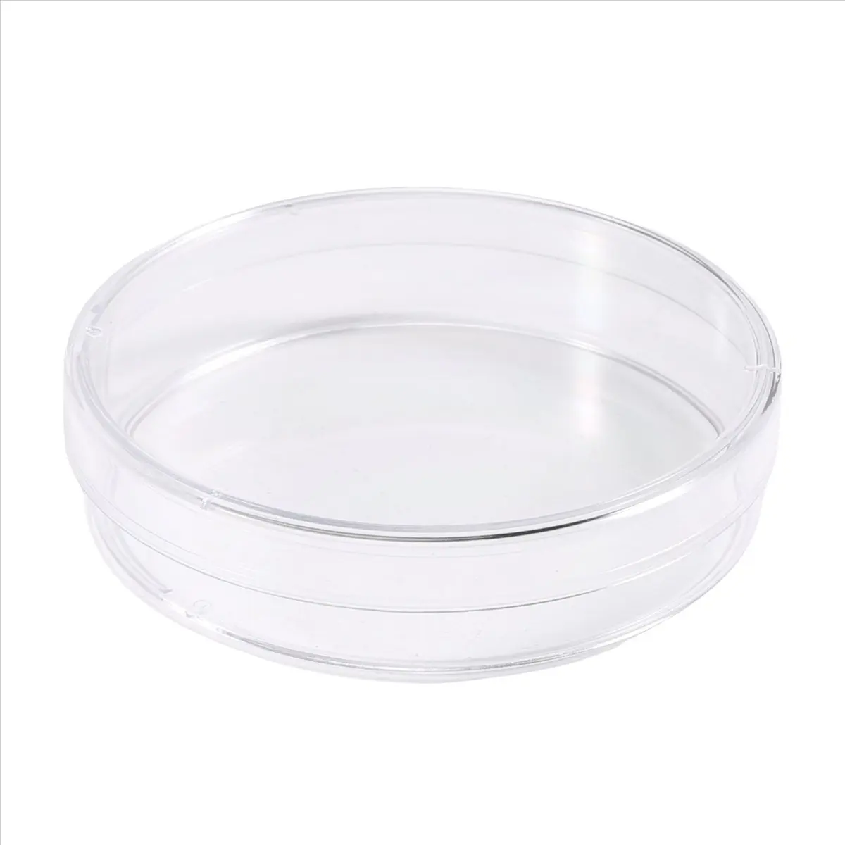 AT16 10Pcs Sterile Petri Dishes w/Lids for Lab Plate Bacterial 55mm x 15mm