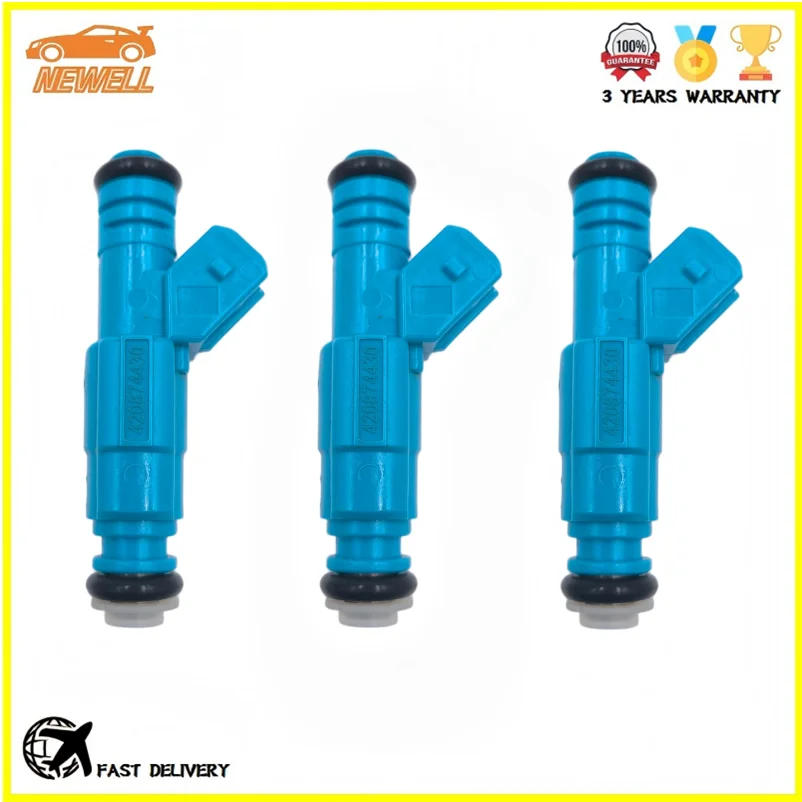 3pcs 420874430 High Quality Fuel Injector For SeaDoo GTI GTX Wake SE 4-Tec 155 2002-2011 874520 874-520 Jet Skis Nozzle