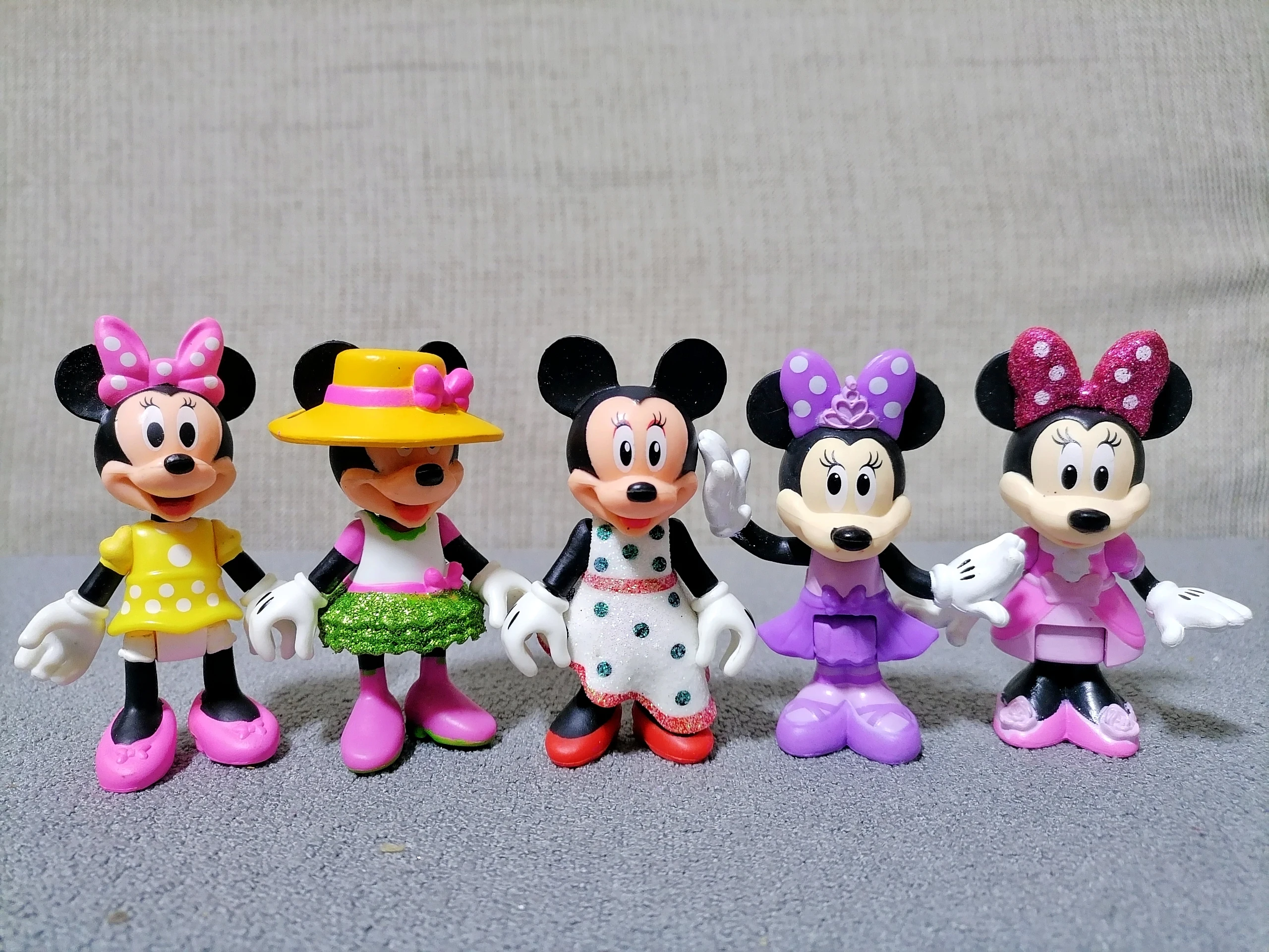 Originale Disney Mickey Mouse Minnie Donald Duck Daisy Goofy Action Figures Cake Toppers Collection toys