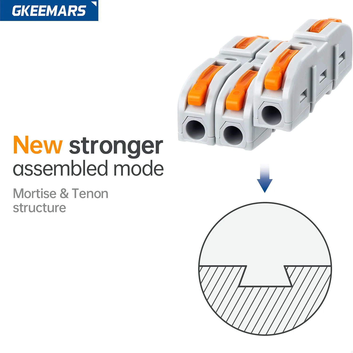 50 stuks draadconnector, 1 geleider draadconnectoren verbindingsconnectoren voor circuit 24-12 AWG