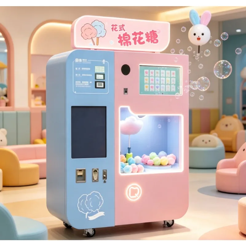 Commercial Robot Marshmallow Vending Machine, Fully Automated Unit, High Profit & Low Cost, Supports Credit Card Payment
