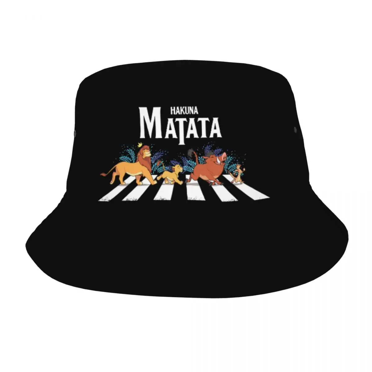 

Унисекс Панама Король Лев Матата Дорога Мультфильм Летние Подорожные Головные Уборы Складной Пеший Туризм Рыбалка Шляпа Disney Ispoti Подарок