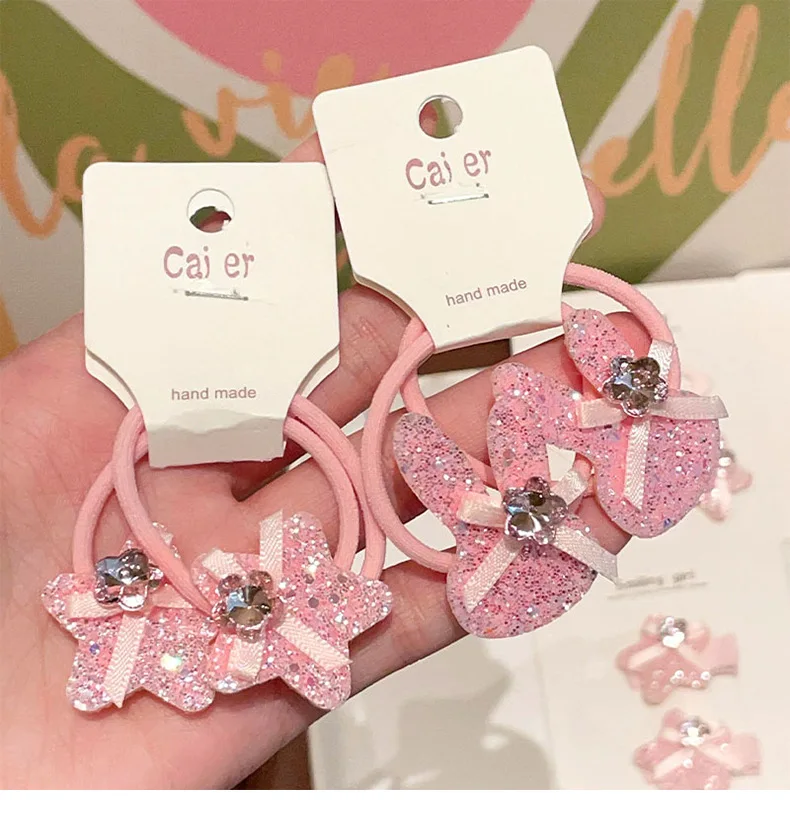 

2Pcs Cartoon Rabbit Children's BB Clip 2025 New Style Little Girl Bangs Broken Hair Card Baby Side Clip Tidy Hair Decoration