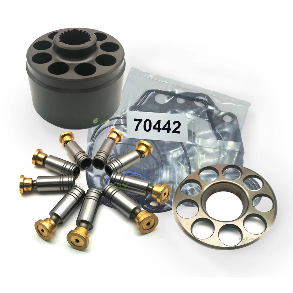 

Детали гидравлического насоса, аксессуары для насоса для ремонта 70442, поршневой насос Eaton, блок цилиндров, поршневые колодки, комплекты уплотнений пластины фиксатора