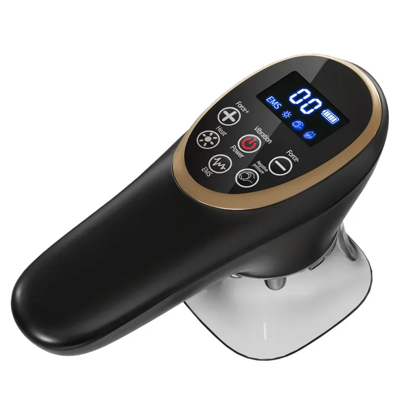 3-in-1 미세전류 셀룰라이트 제거기 바디 조형 안티 셀룰라이트 마사지기 등 및 가정용 컵핑 테라피 도구 빠른 배송