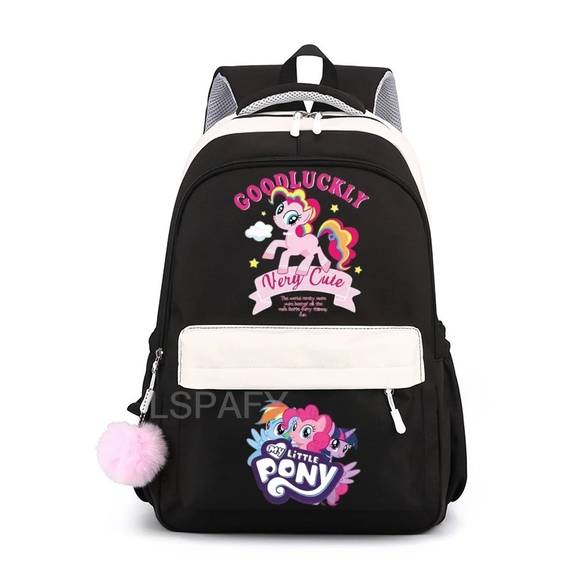 My Little Pony Colorful School Bags Junior/senior High school Oxford cloth backpacks Boys and Girls double-shoulder school bags