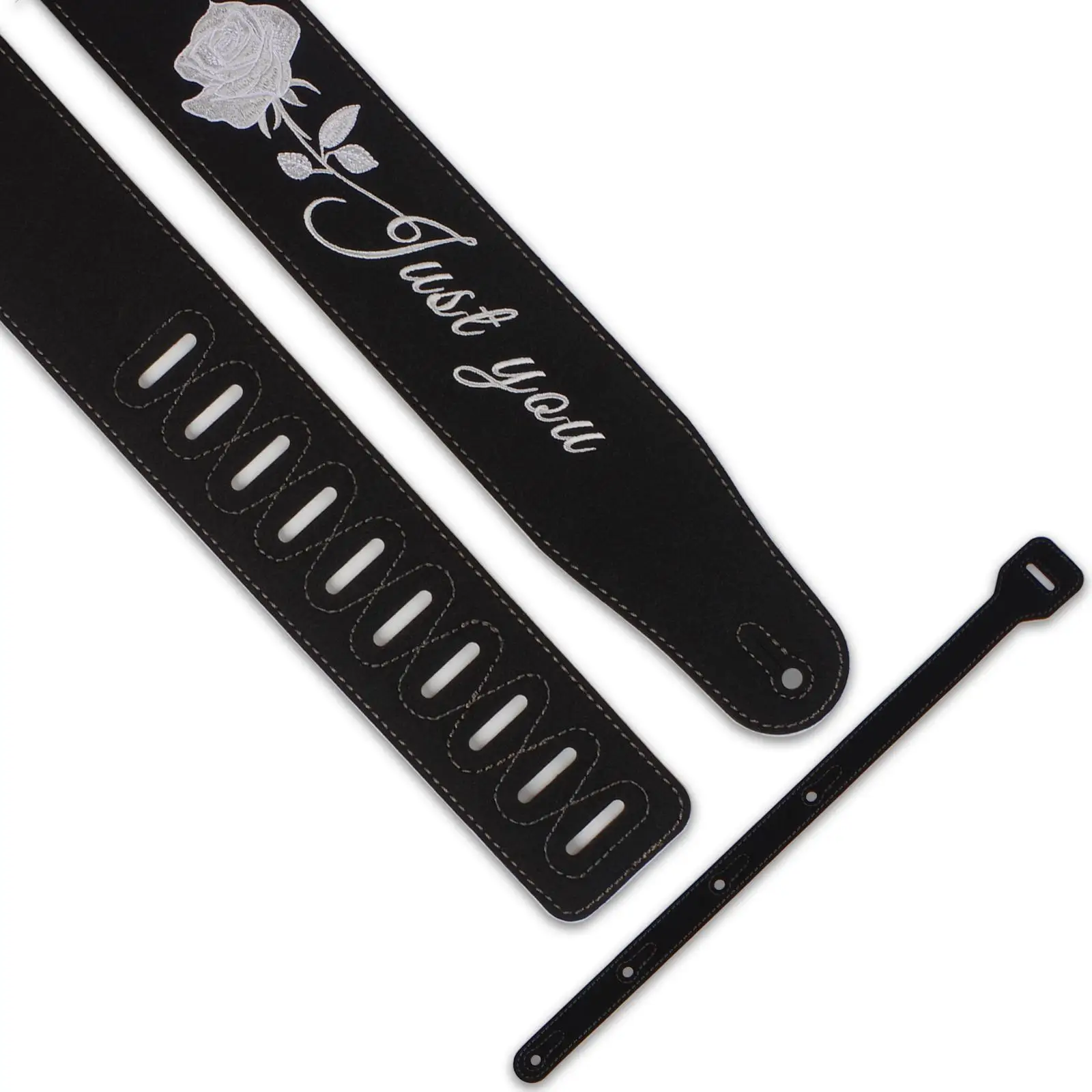 Adjustable Guitar Strap for Electric/Acoustic Guitar/Bass with PU Leather