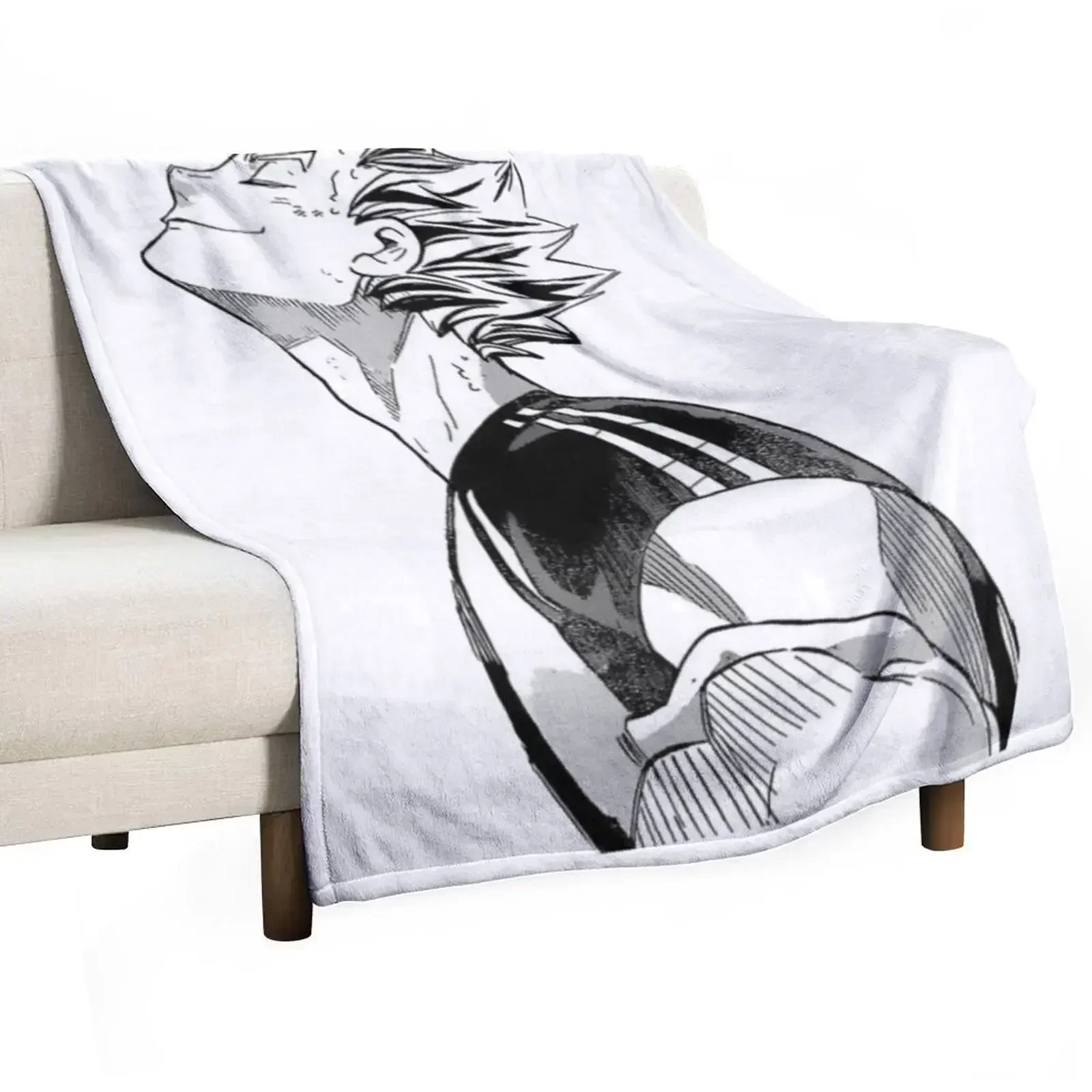 

bokuto Throw Blanket For Decorative Sofa Polar Luxury Designer manga Blankets