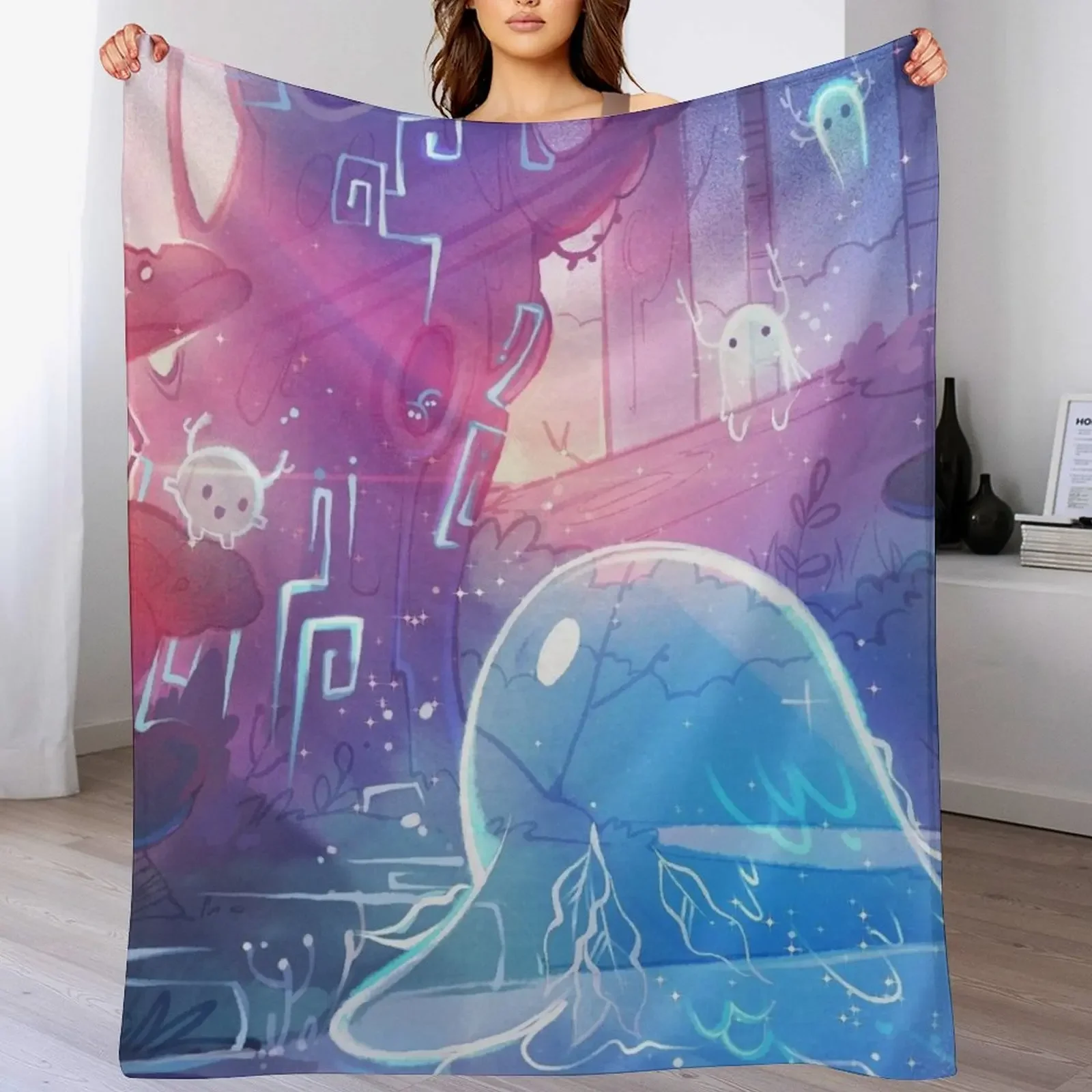 

The Silence of Dawn Throw Blanket Giant Sofa heavy to sleep for sofa christmas gifts Blankets
