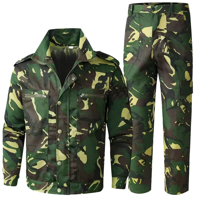 

Wear-resistant labor protection clothing, work clothes, construction site workshop, military fans' special training clothes