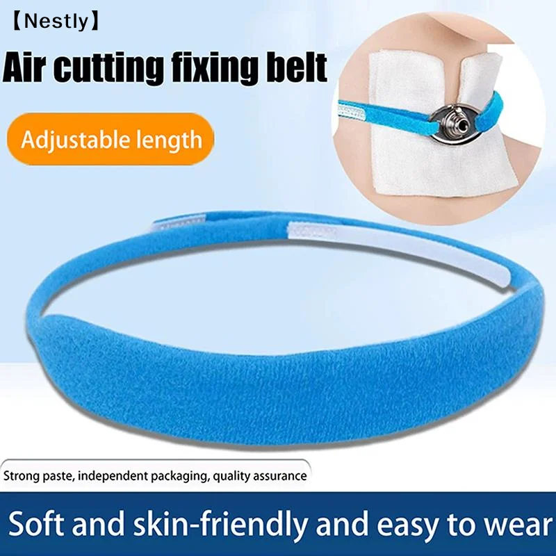Collarín para tubo de traqueostomía, soporte para tubo de traqueostomía con cierre de gancho y bucle, lazos reutilizables para traqueostomía para después de cirugía de cuello〔Nest〕