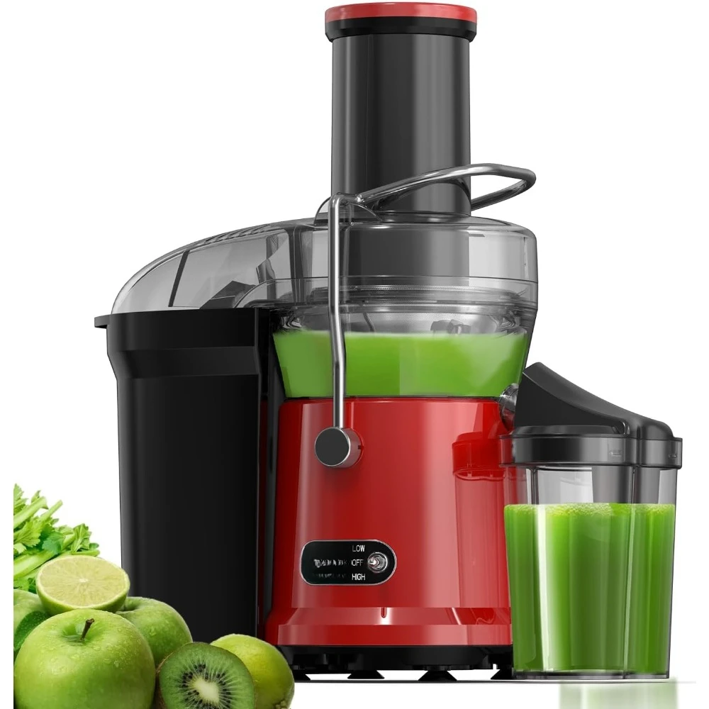 

Centrifugal Juicer Machine, Rapid 1000W Juice Extractor, Large 3.2'' Feed Chute for Whole Fruit & Veg Juicing