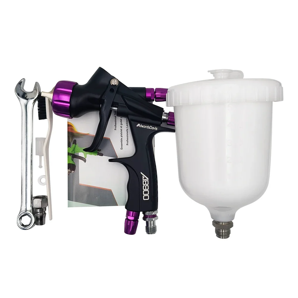 High Atomization Low Pressure Manual Paint Spray Gun, Automotive Sheet Metal Furniture Repair Spray Tool Paint Primer Spray Gun