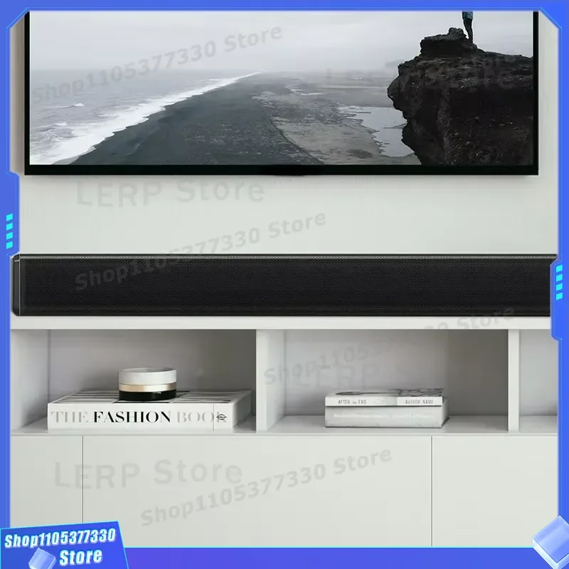 2x15W Wireless Bluetooth Soundbar High Power 2.0 Channel ABS Home Theater Audio Speaker System for Echo Wall Mount Desktop