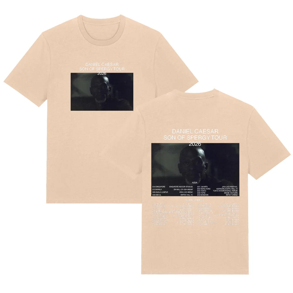 ダニエル・シーザー SON OF SPERGY ツアー 2026 Tシャツヒップホップ