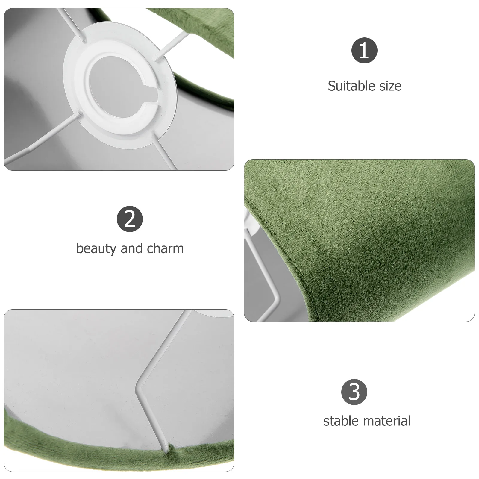 

E27 E14 Lamp Shade Cloth Lampshade Deep Table Lamp Cover Modern Small Shades for Bedside Floor Lamps Decorative