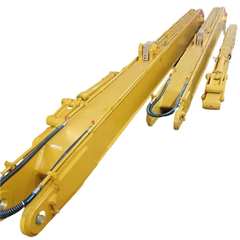20-45 Ton Excavator Long Reach Boom Arm 16-24M Reinforced Extended Arm Deep Digging Demolition Manufacturer Direct