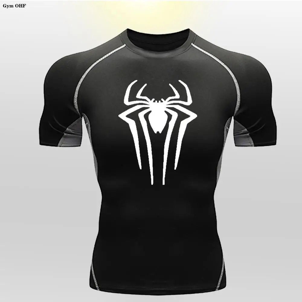 Детская футболка Rashguard боксерские дышащие футболки для мальчиков Спортивная одежда Bjj компрессионные штаны для спортзала фитнеса топы для детей Spi-/Der 2099