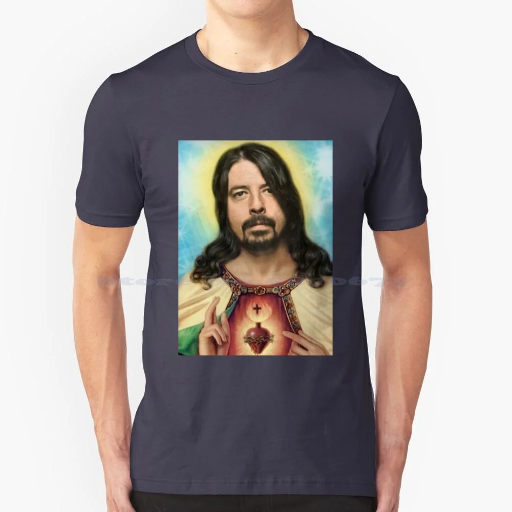 The Saint Of Singer Fighters Trends T Shirt 100% Cotton Tee Best Jesus Music Albums Cover Love Foo Make Thsirt Ozzy Live Grohls